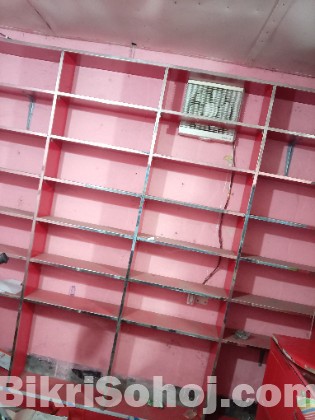 Shop Rack and counter sell